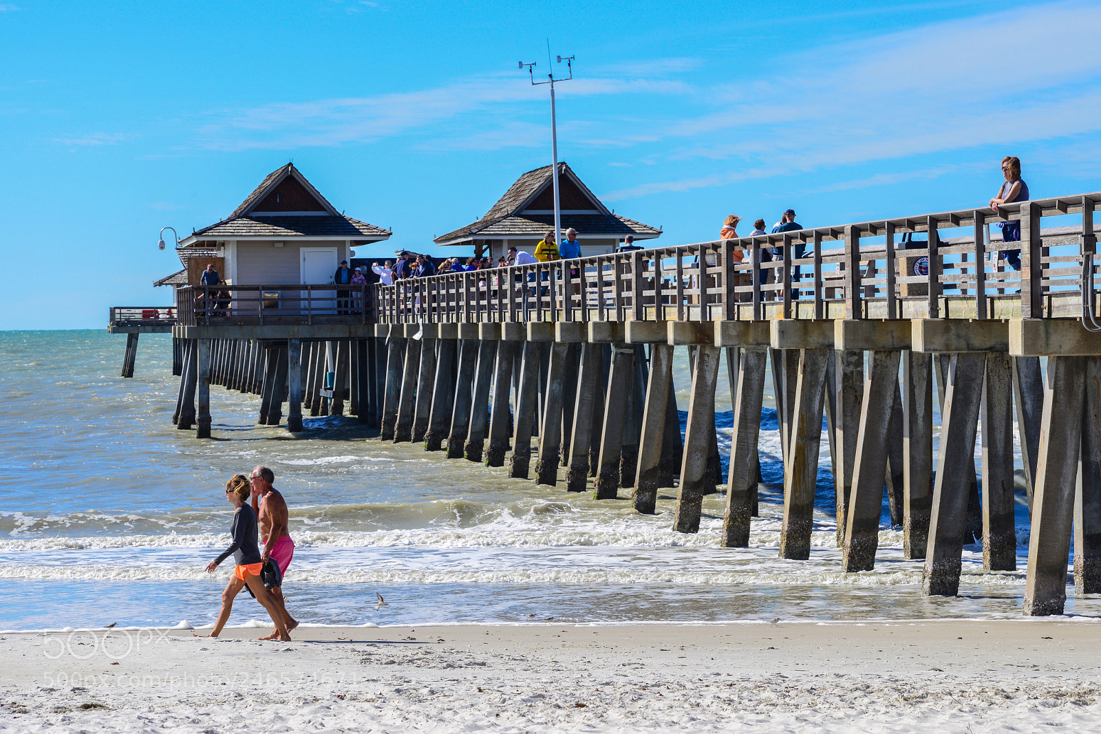 Nikon D800 sample photo. Naples pier photography