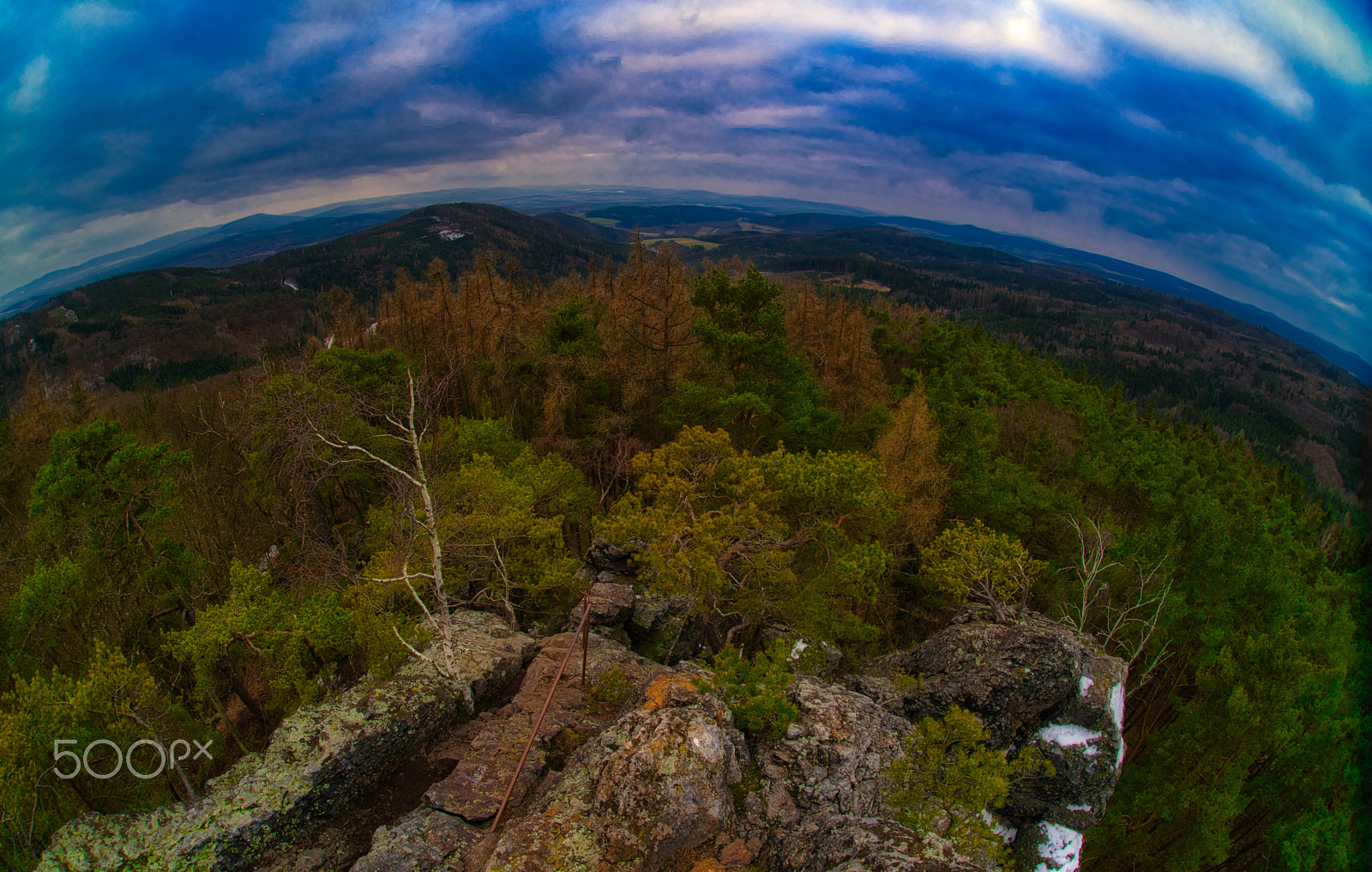 Nikon D850 + Sigma 15mm F2.8 EX DG Diagonal Fisheye sample photo. Vraní skála photography