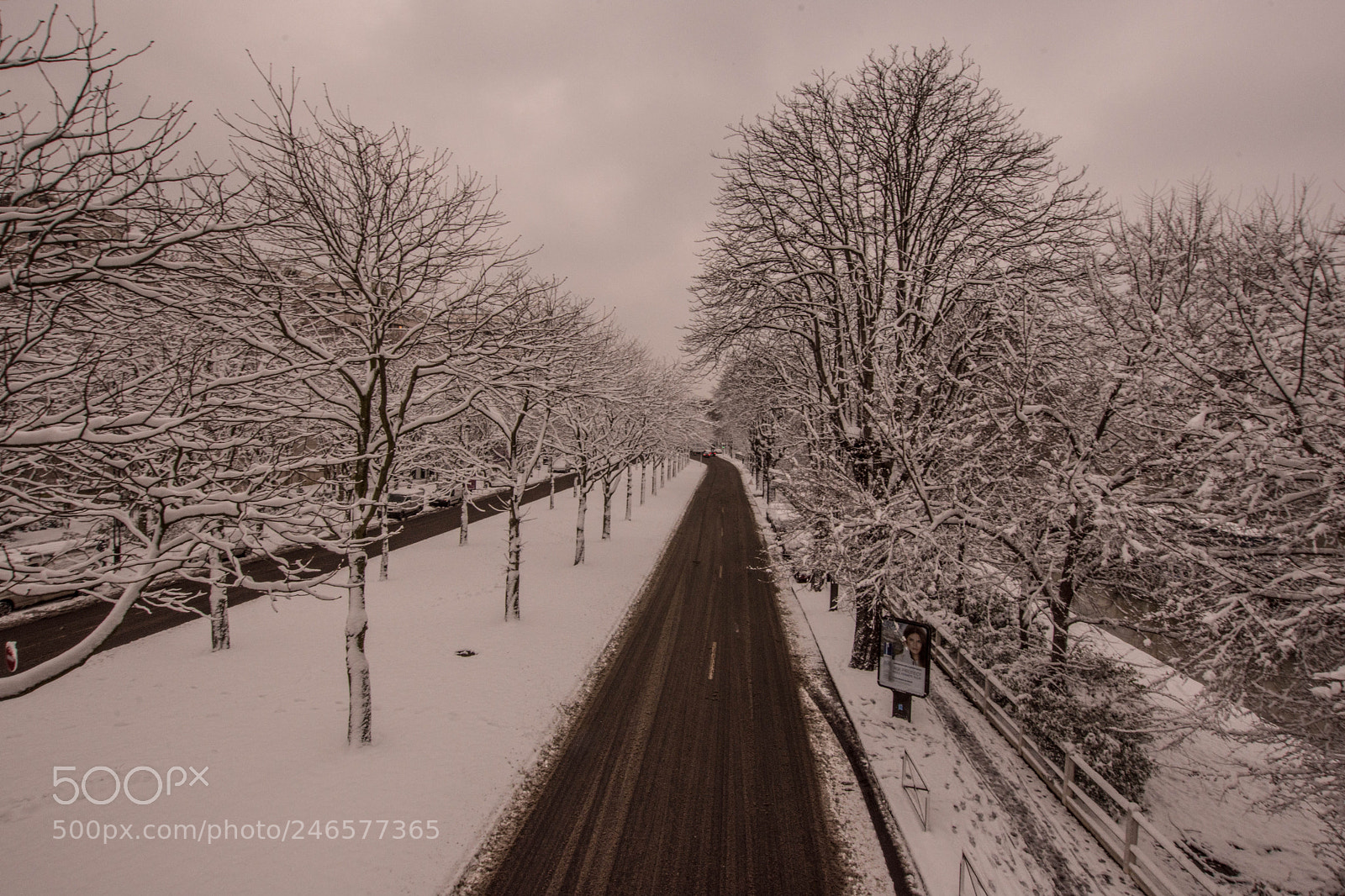 Nikon D7200 sample photo. La neige à paris photography