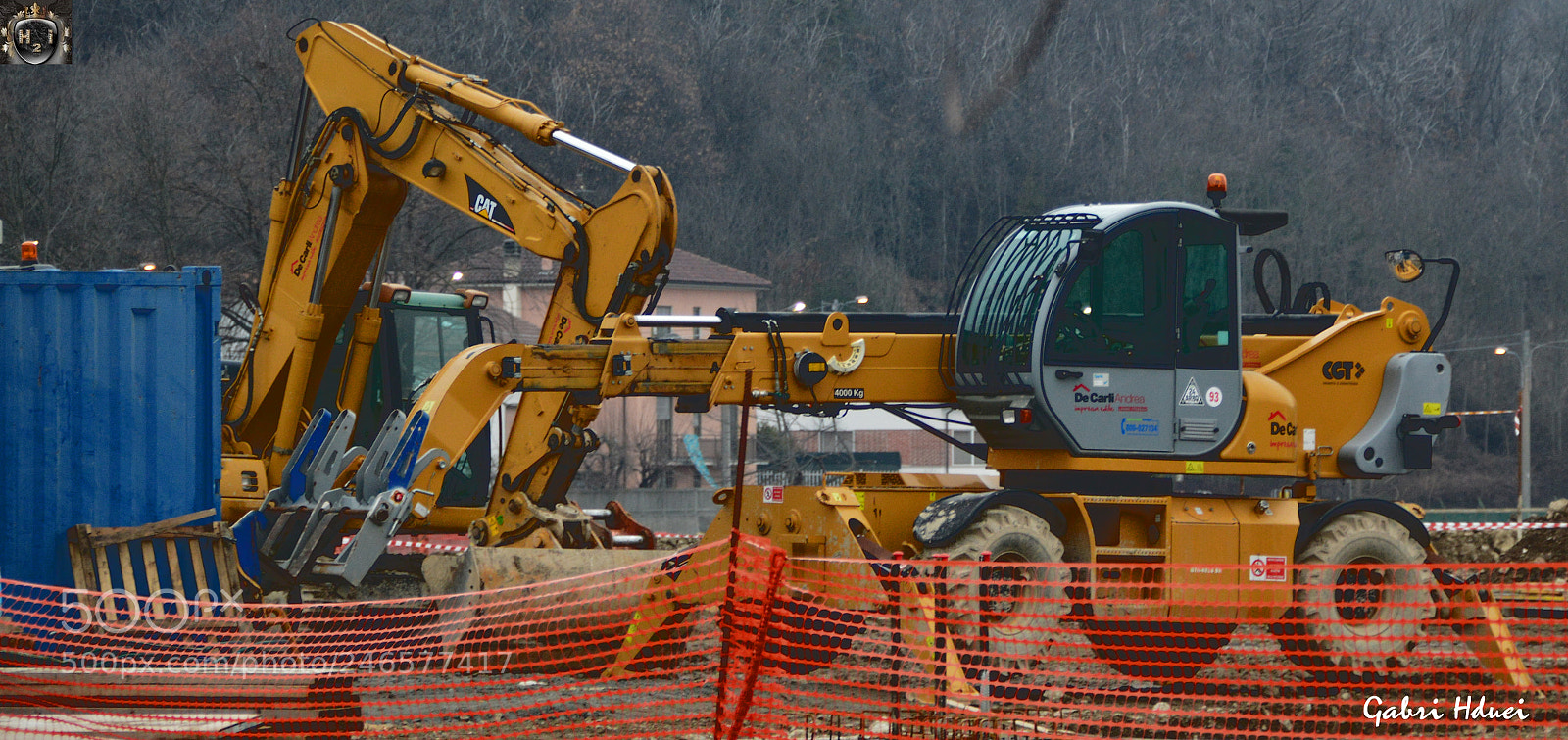 Nikon D3200 sample photo. Macchinario da cantiere photography