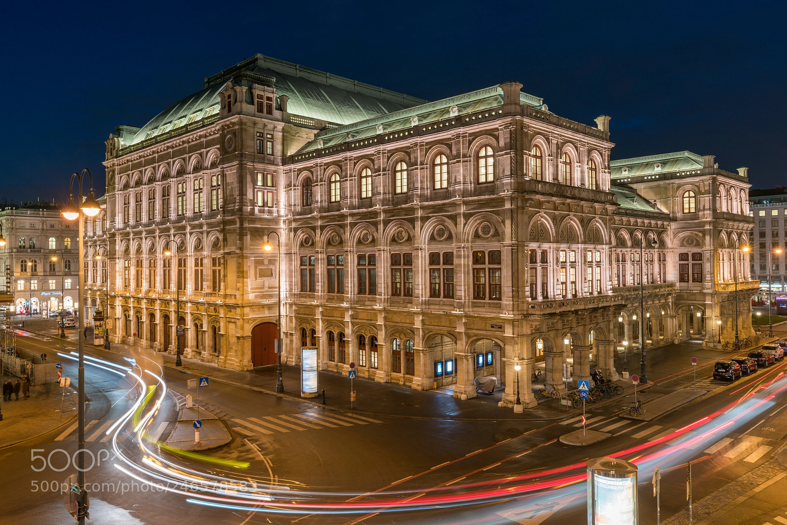 Sony a7R II sample photo. Vienna at night photography