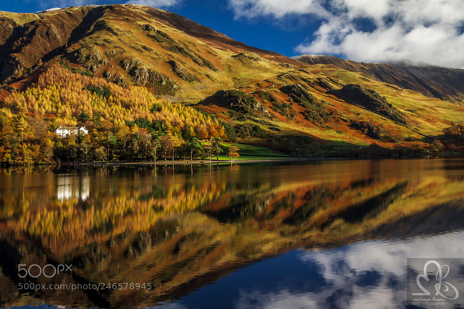 Canon EOS 60D sample photo. Lake buttermere - autumn photography