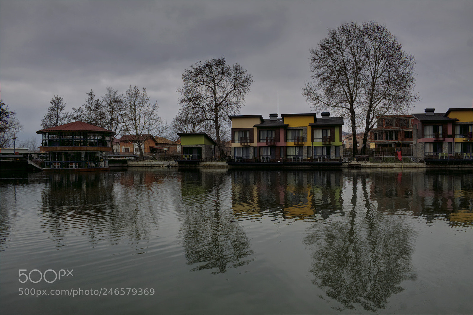 Canon EOS 50D sample photo. Waterside houses, ognyanovo photography