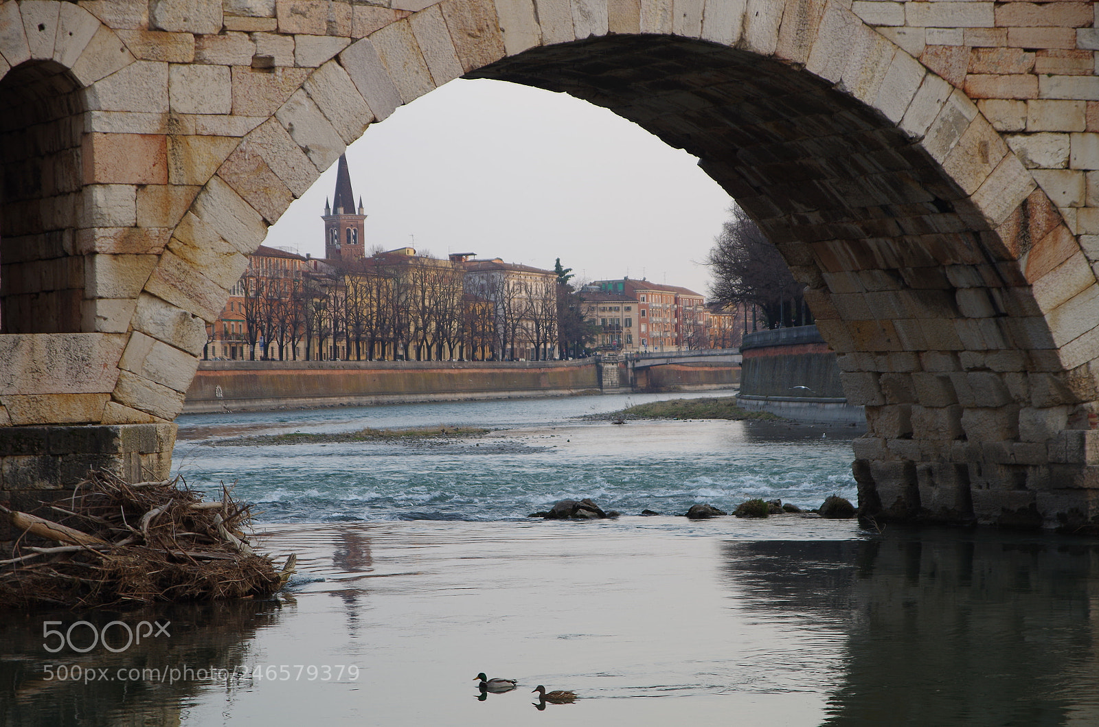 Pentax K-50 sample photo. Sunset in verona photography