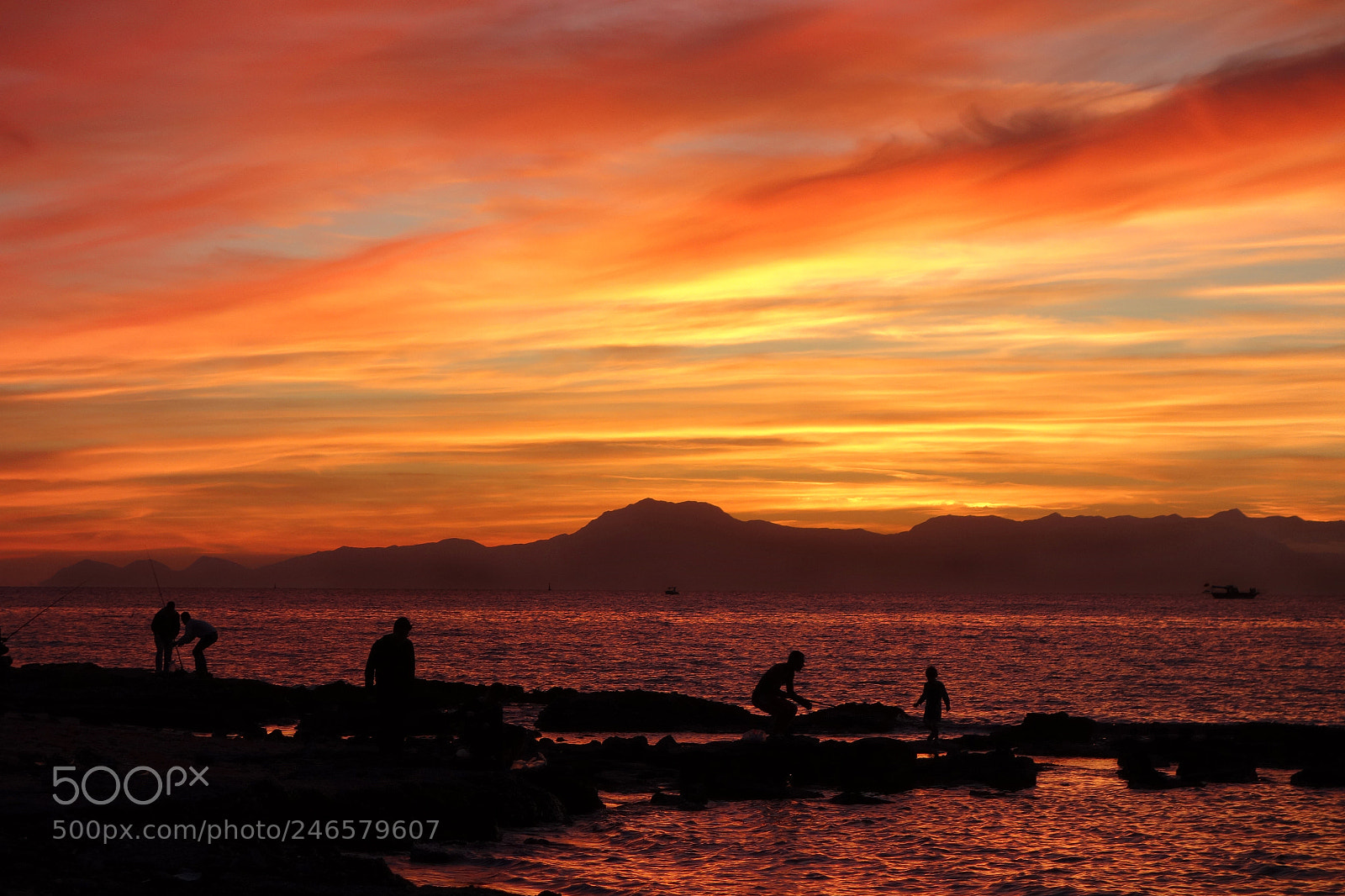 Sony Cyber-shot DSC-RX100 sample photo. Fisherman at sunset photography