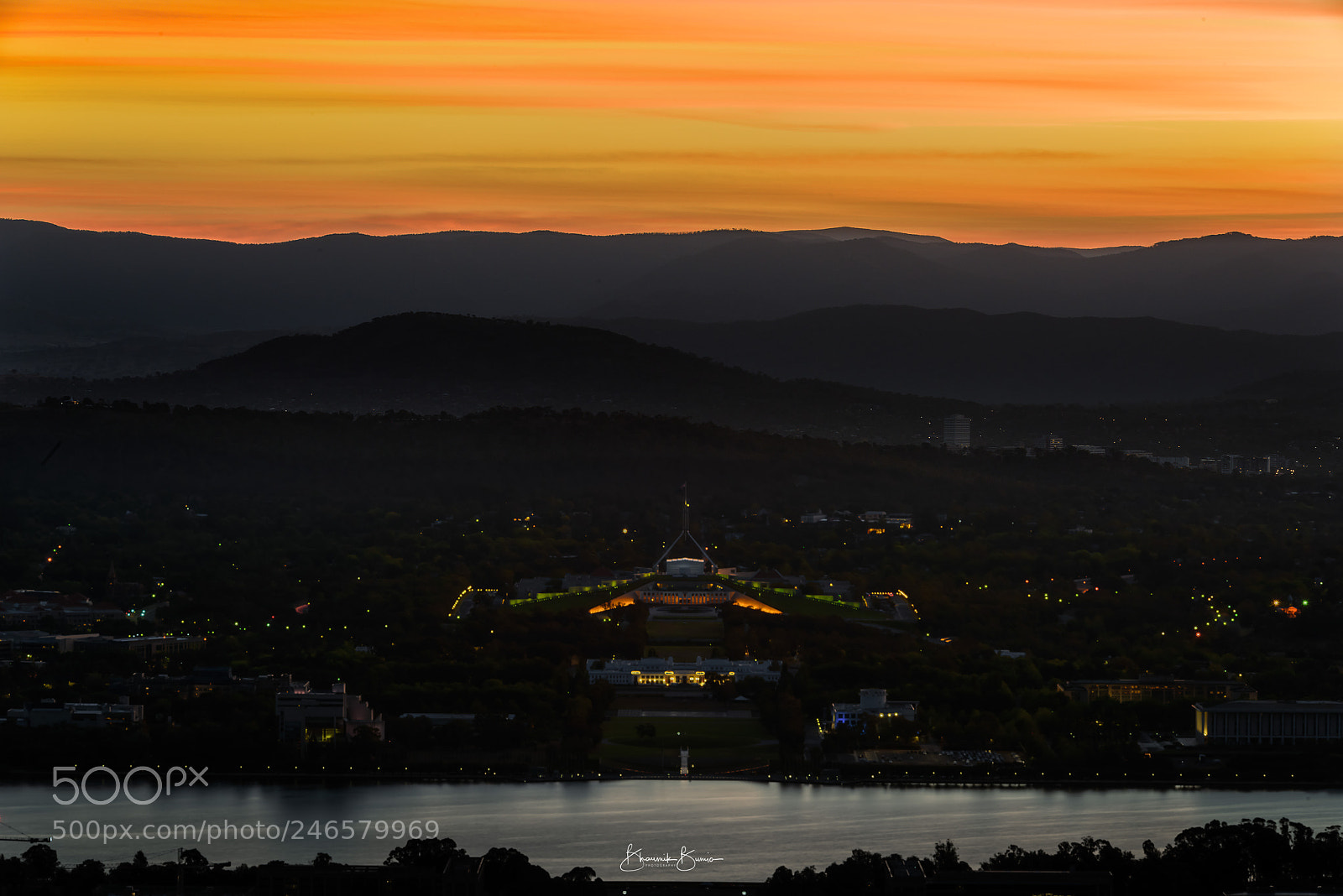 Nikon D810 sample photo. Sunset over the parliament photography