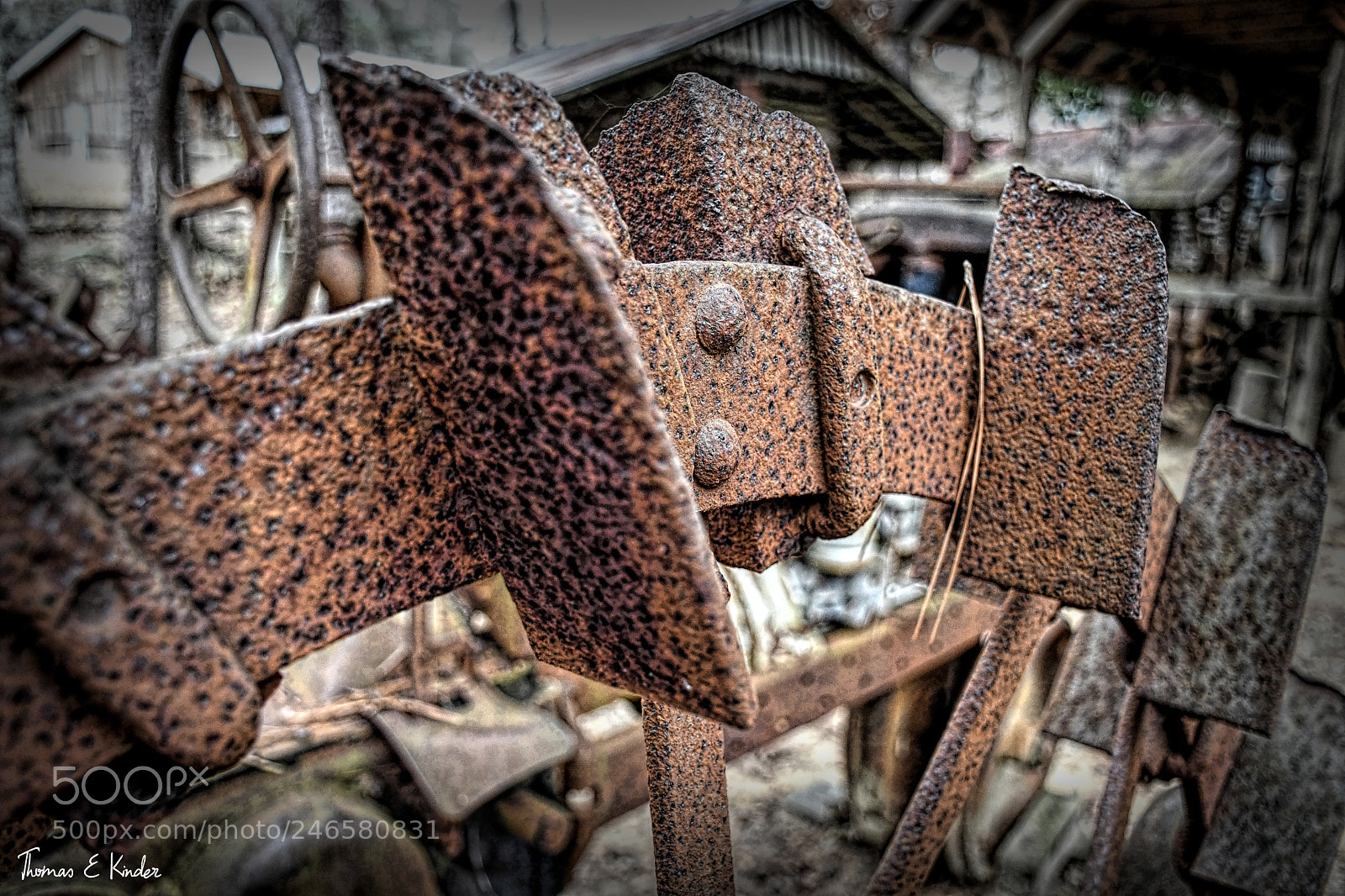 Nikon D7500 sample photo. Tractor wheel detail photography