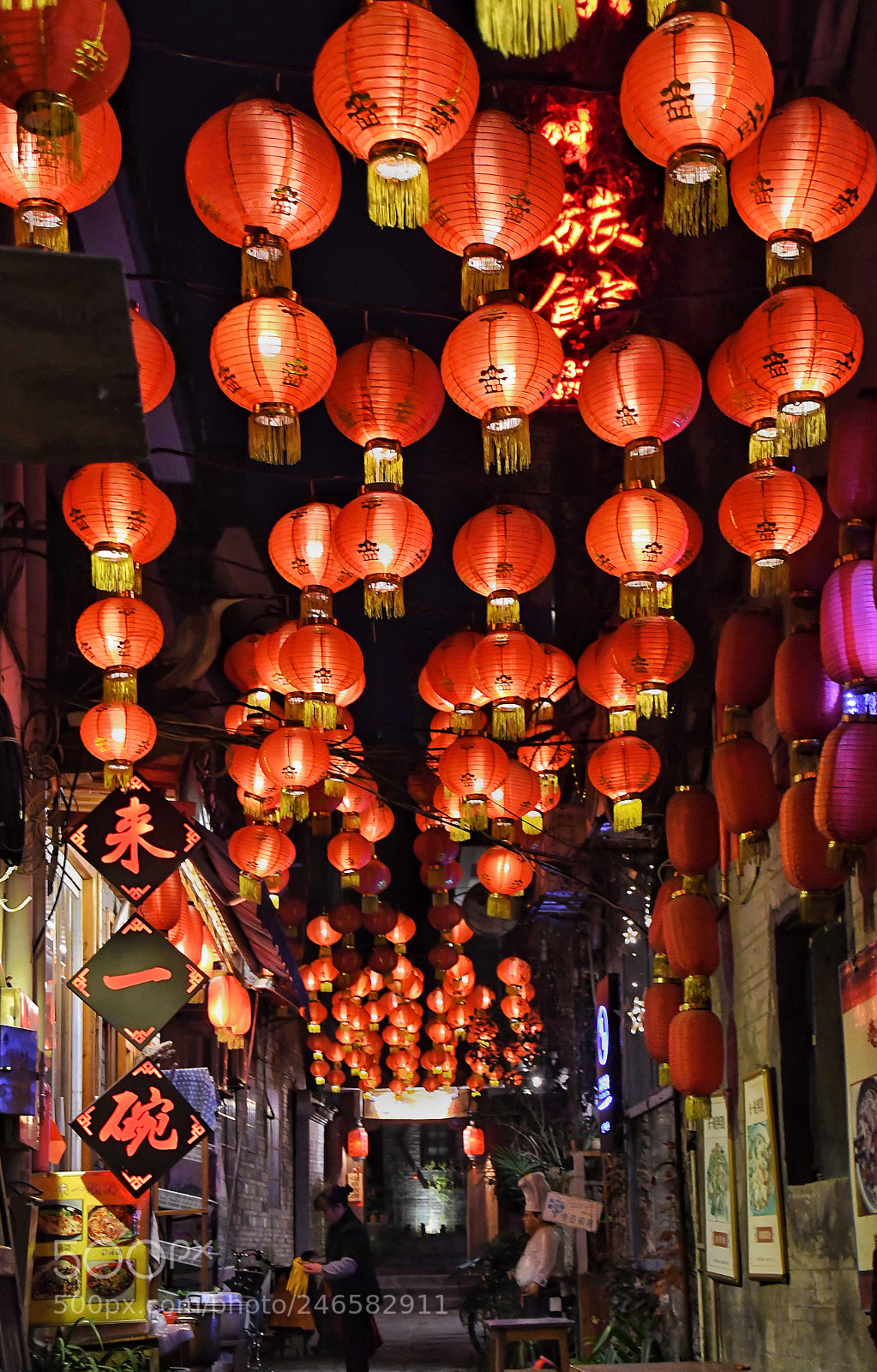 Nikon D500 sample photo. Chinese red lanterns in photography