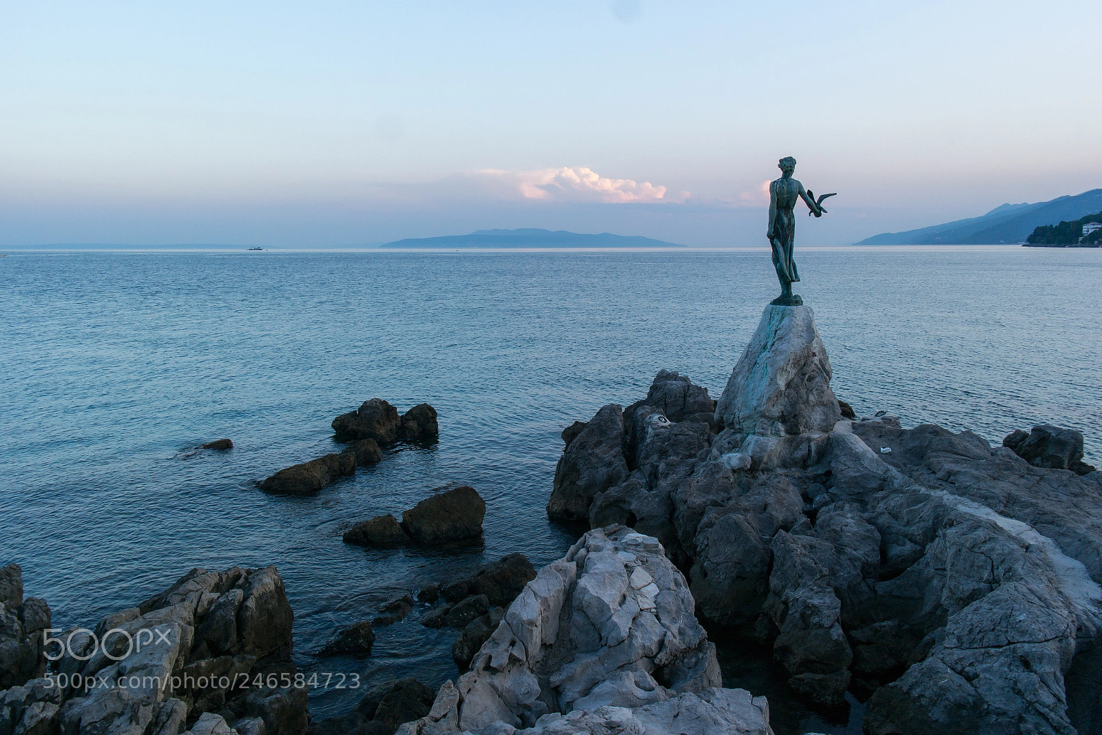 Samsung NX300 sample photo. Opatija after sunset photography
