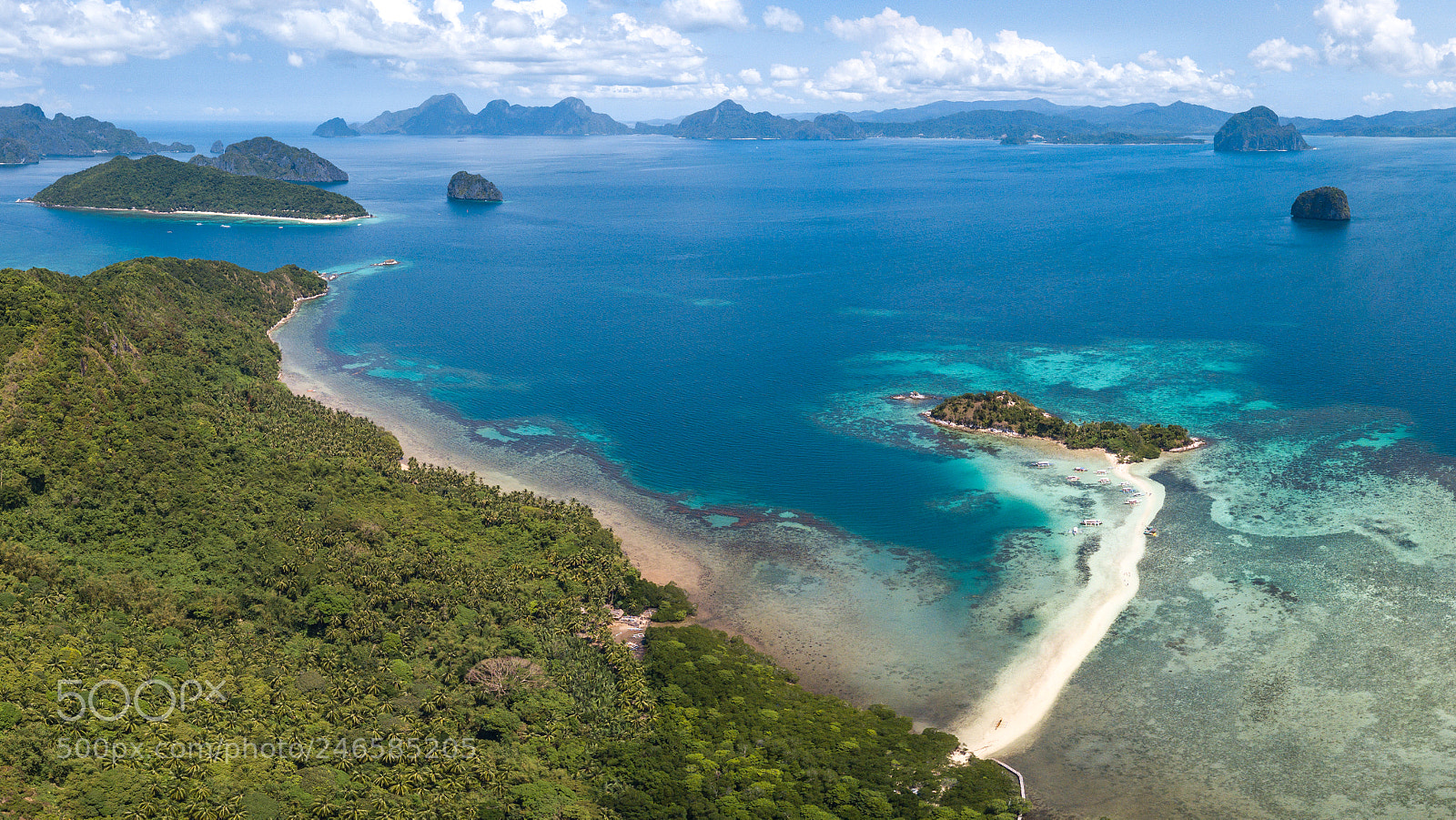 DJI FC220 sample photo. Snake island, el nido photography
