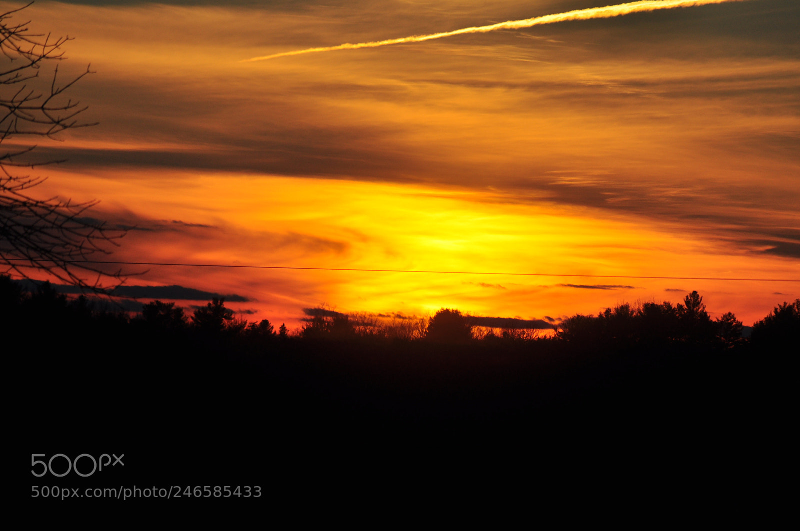 Nikon D5000 sample photo. Sunset photography