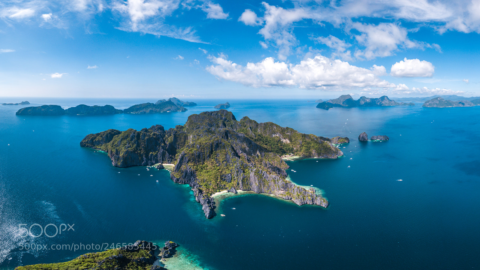 DJI FC220 sample photo. Miniloc island photography