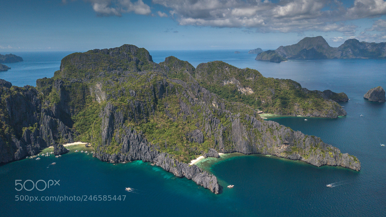 DJI FC220 sample photo. Miniloc island photography