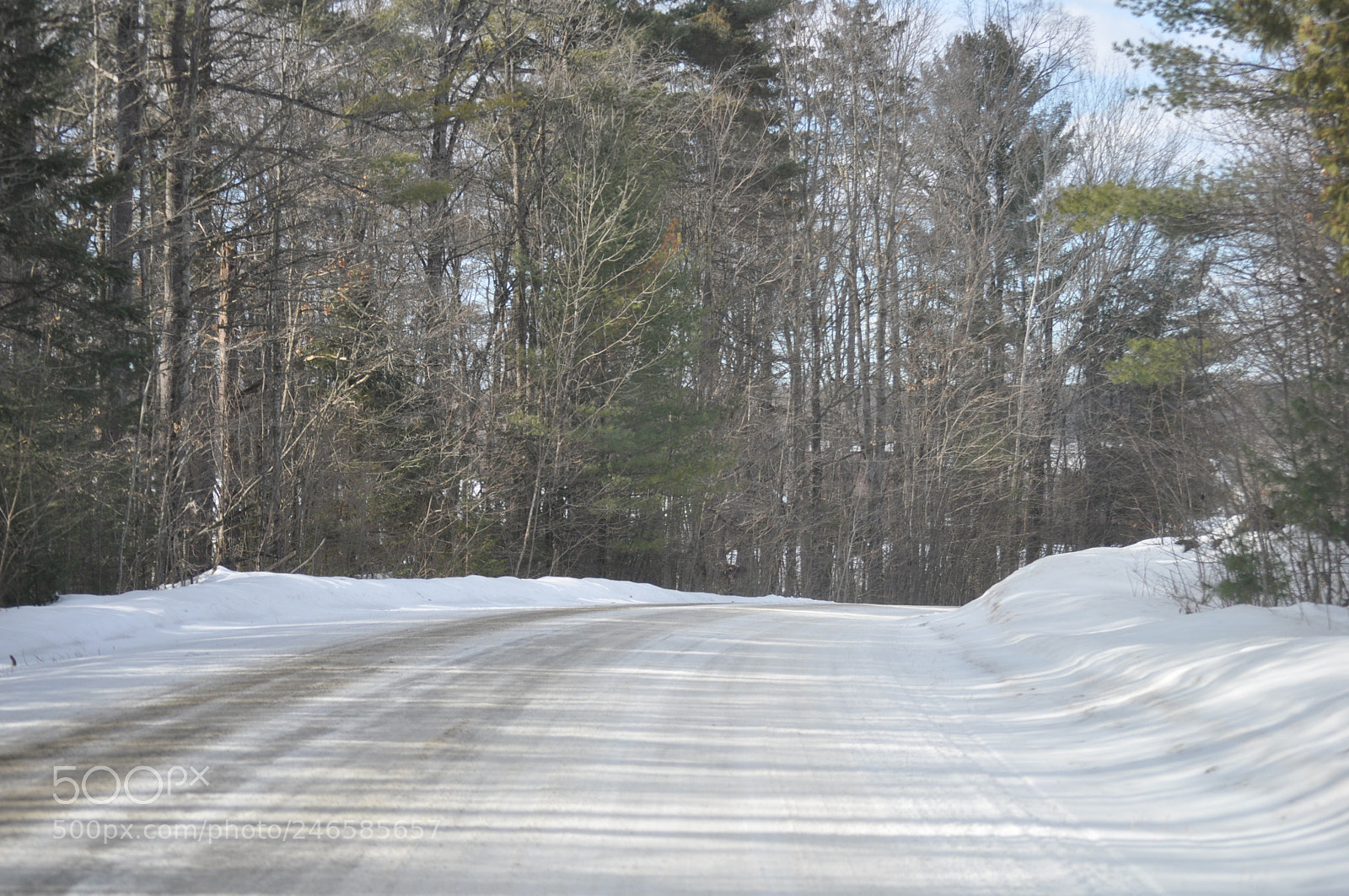 Nikon D5000 sample photo. Country road photography