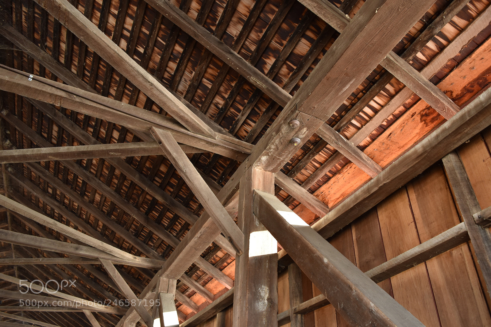 Nikon D5500 sample photo. Inside covered bridge ll photography