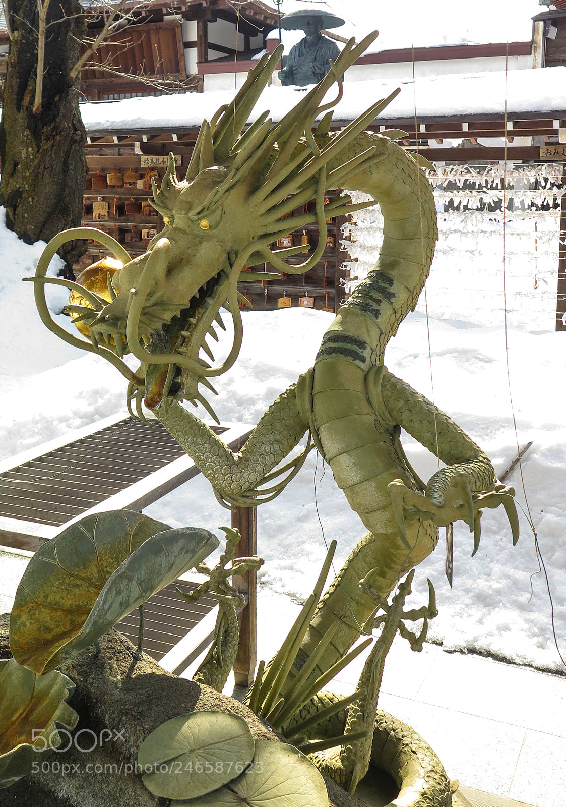 Canon PowerShot G16 sample photo. Saishoin temple dragon photography