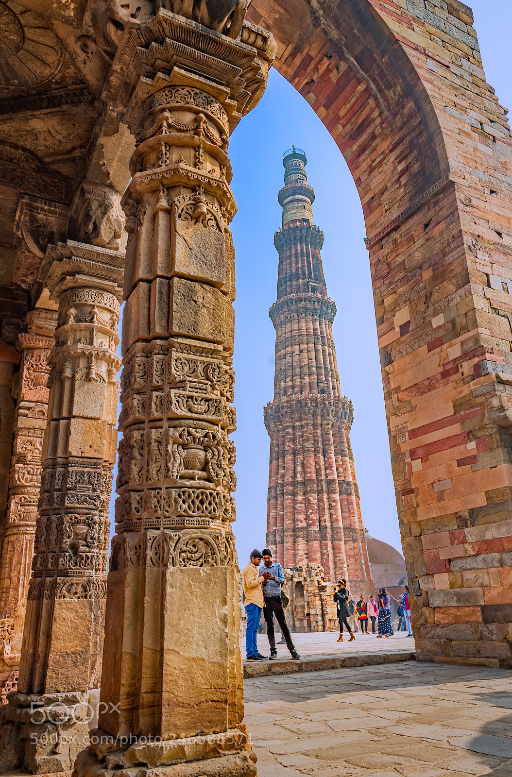 Nikon D850 sample photo. Qutb minar photography