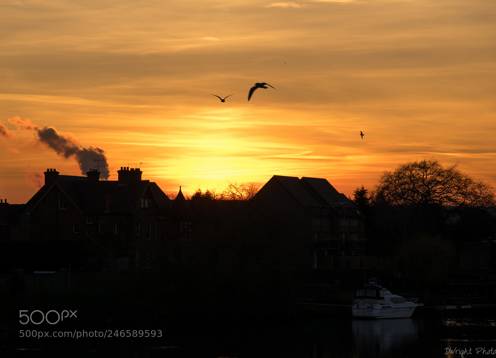 Nikon D3400 sample photo. Nottingham sunset photography