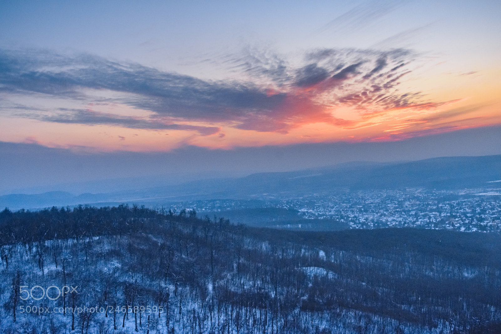 Nikon D7200 sample photo. Sunset over the hills photography