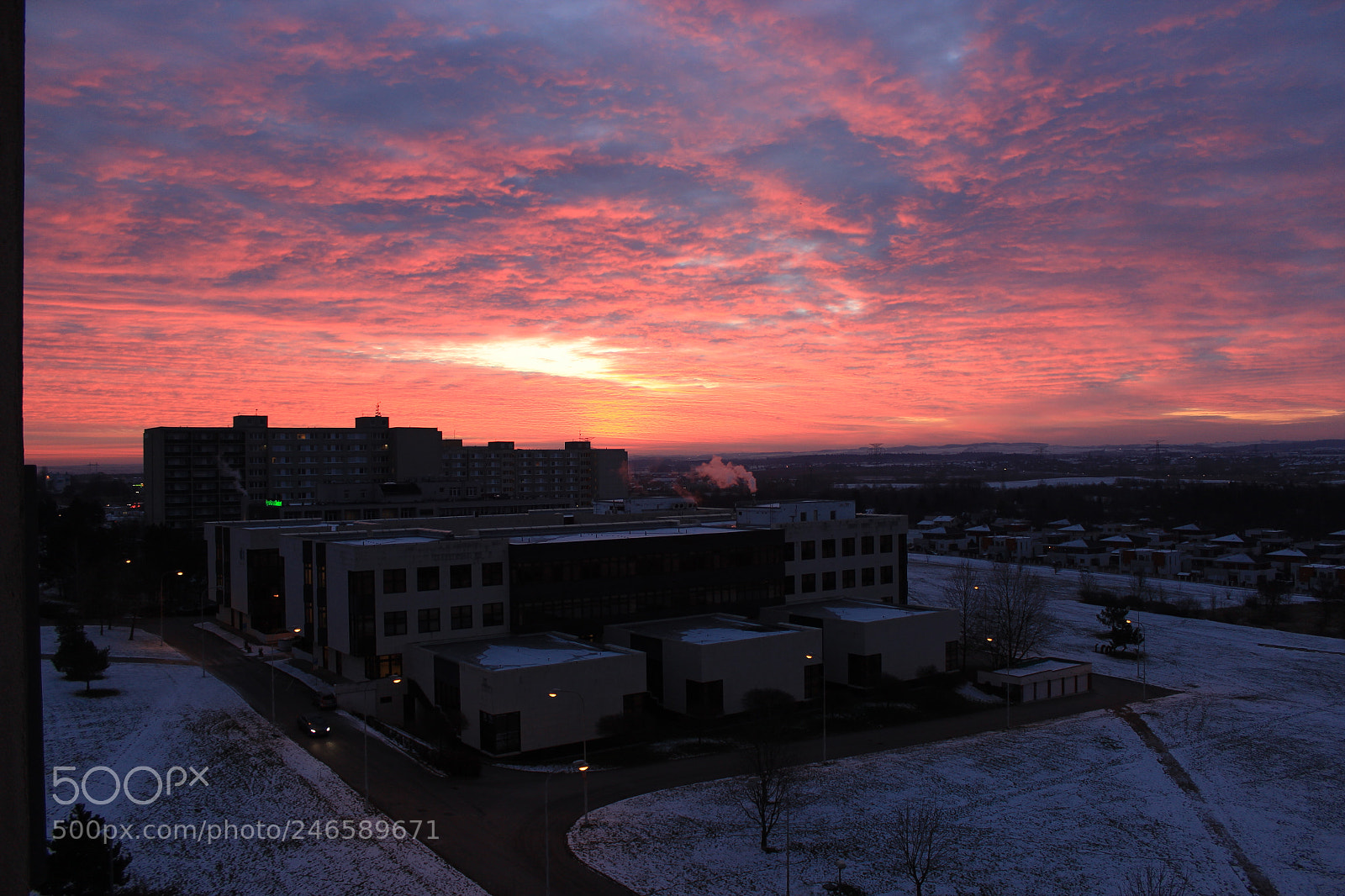 Canon EOS 600D (Rebel EOS T3i / EOS Kiss X5) sample photo. Sunrise on kolej sazava photography