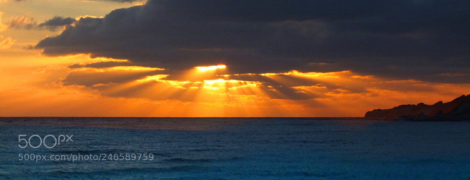FujiFilm FinePix HS20 EXR (FinePix HS22 EXR) sample photo. Sunset in tarifa photography