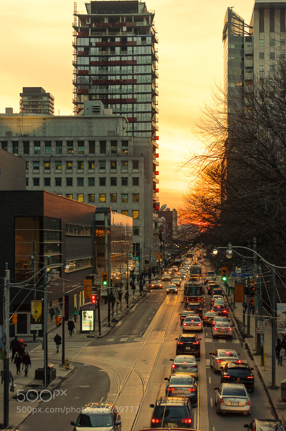 Nikon D90 sample photo. Toronto sunset photography