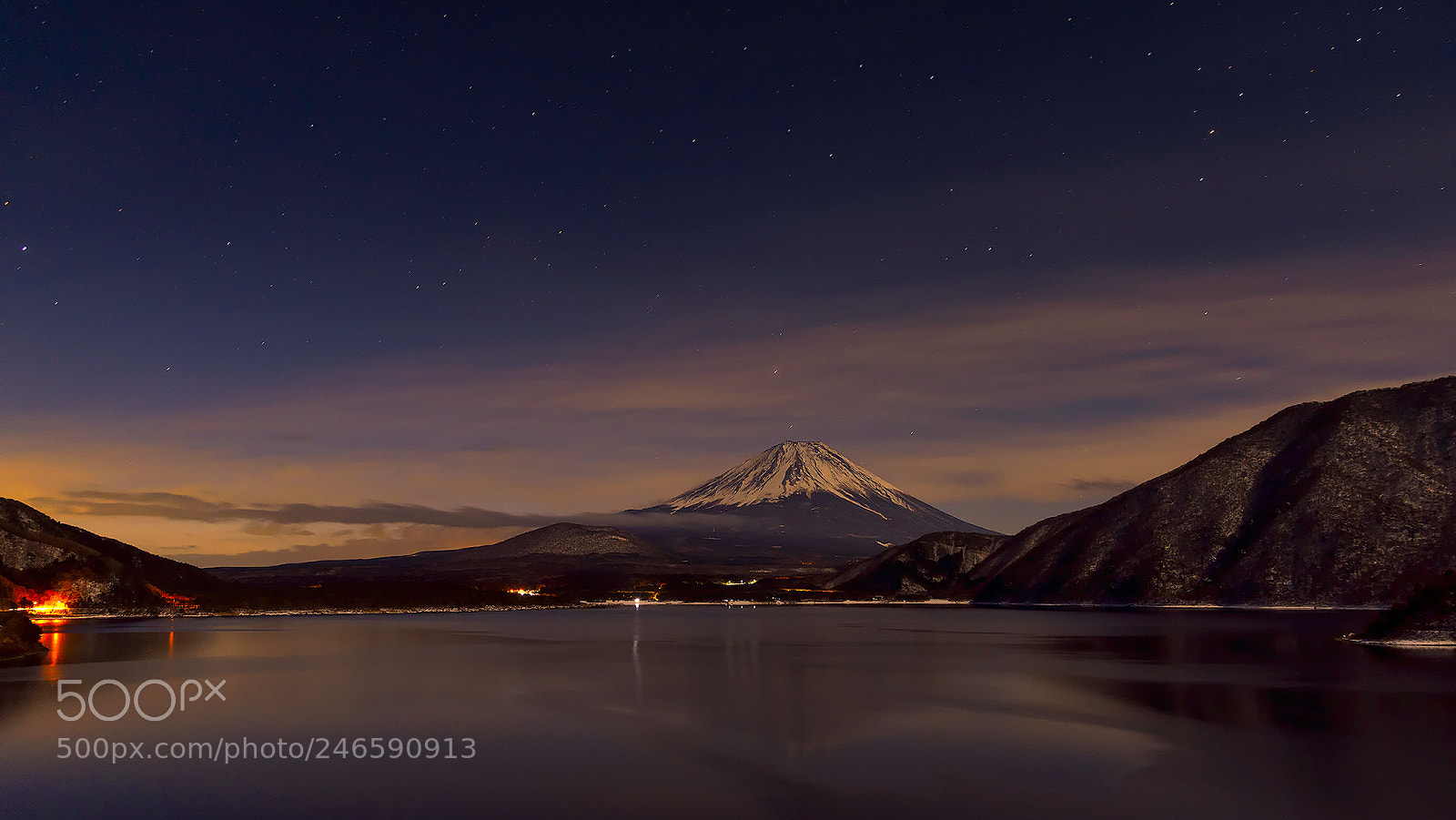 Nikon D610 sample photo. Fuji san & the stars photography