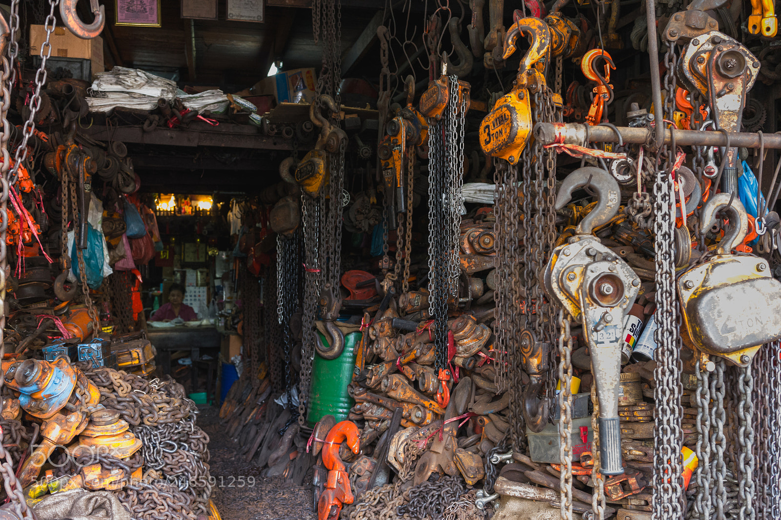 Sony a7 II sample photo. Heavy metal shop photography