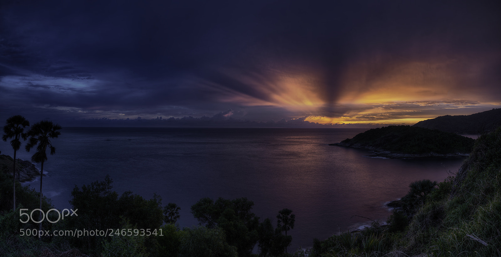 Nikon D800 sample photo. Beautiful phuket sunset photography