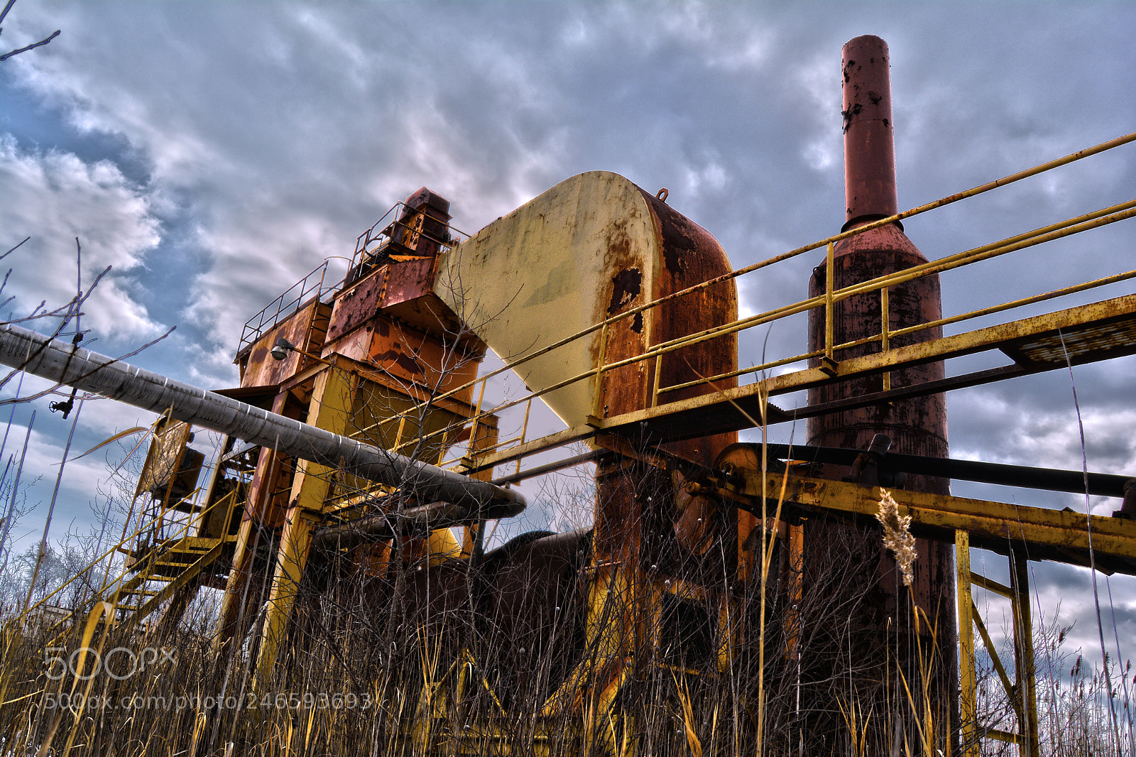 Nikon D5200 sample photo. Abandoned equipment photography