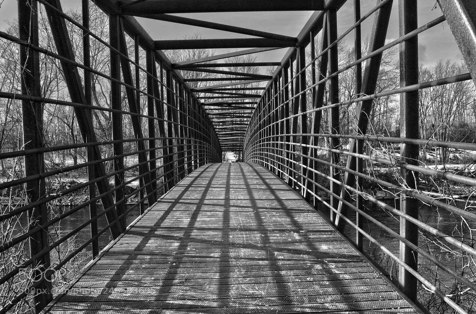 Nikon D5200 sample photo. Walkway bridge photography