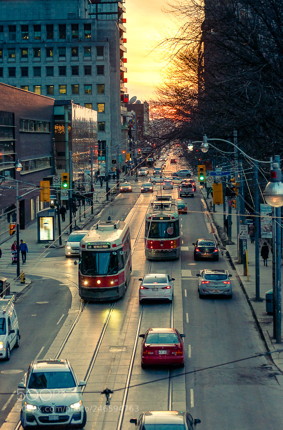 Nikon D90 sample photo. City sunset photography