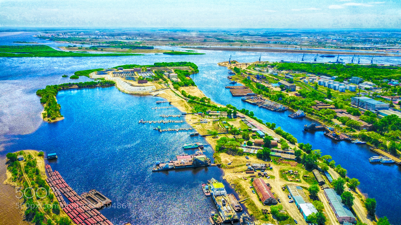DJI FC220 sample photo. River zea and amur photography
