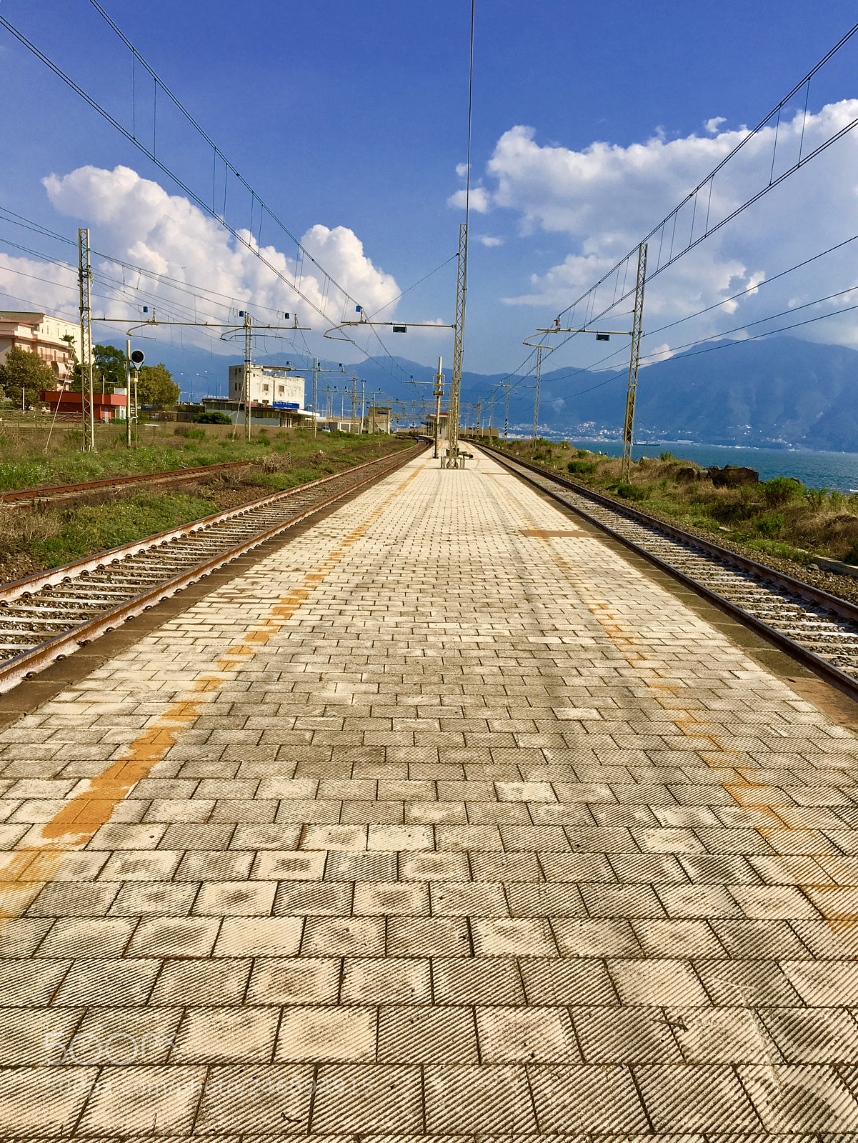Apple iPhone 6s sample photo. Train station photography