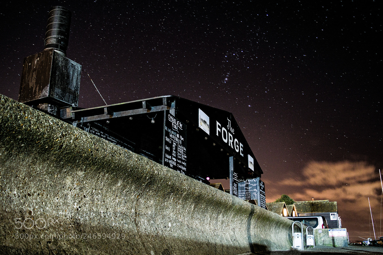 Nikon D3200 sample photo. Whitstable by night photography