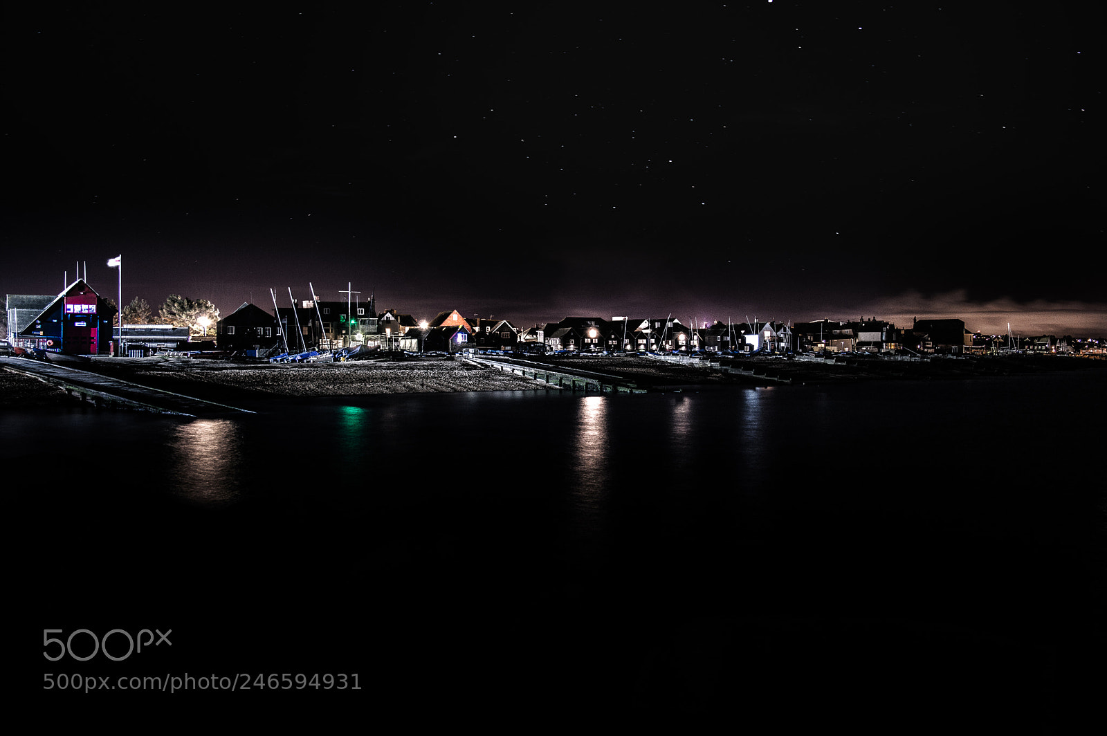 Nikon D3200 sample photo. Whitstable by night photography