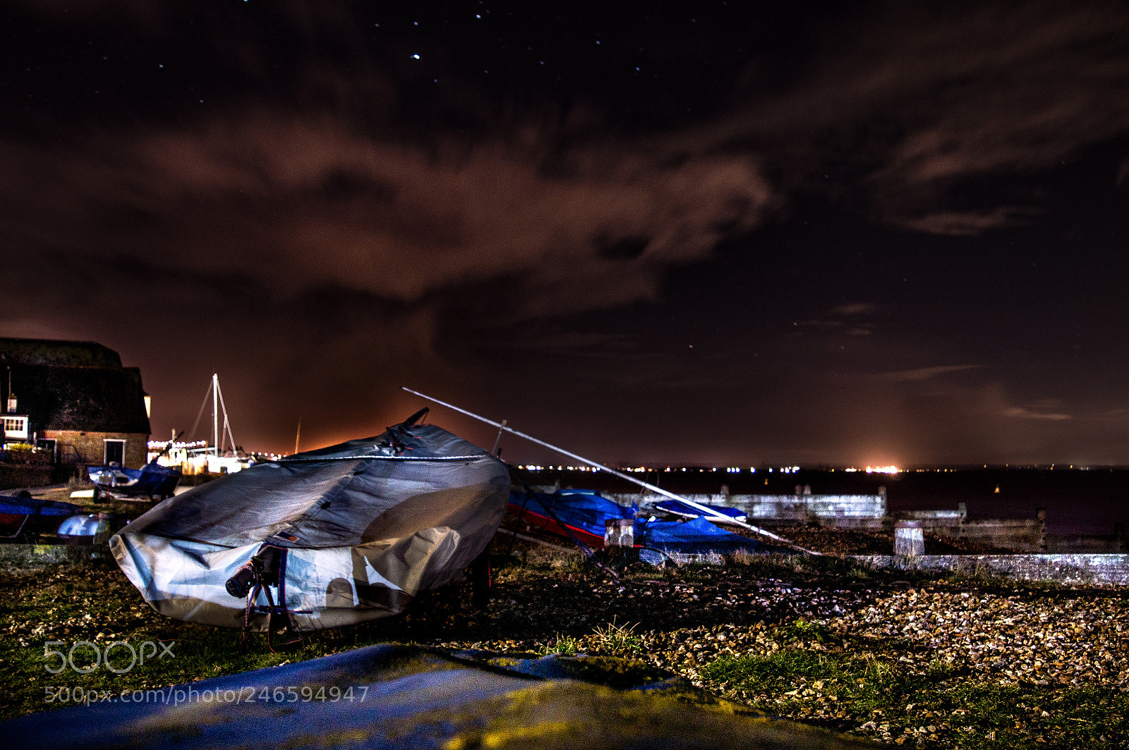Nikon D3200 sample photo. Whitstable by night photography