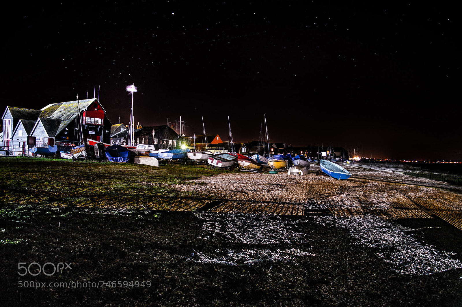 Nikon D3200 sample photo. Whitstable by night photography