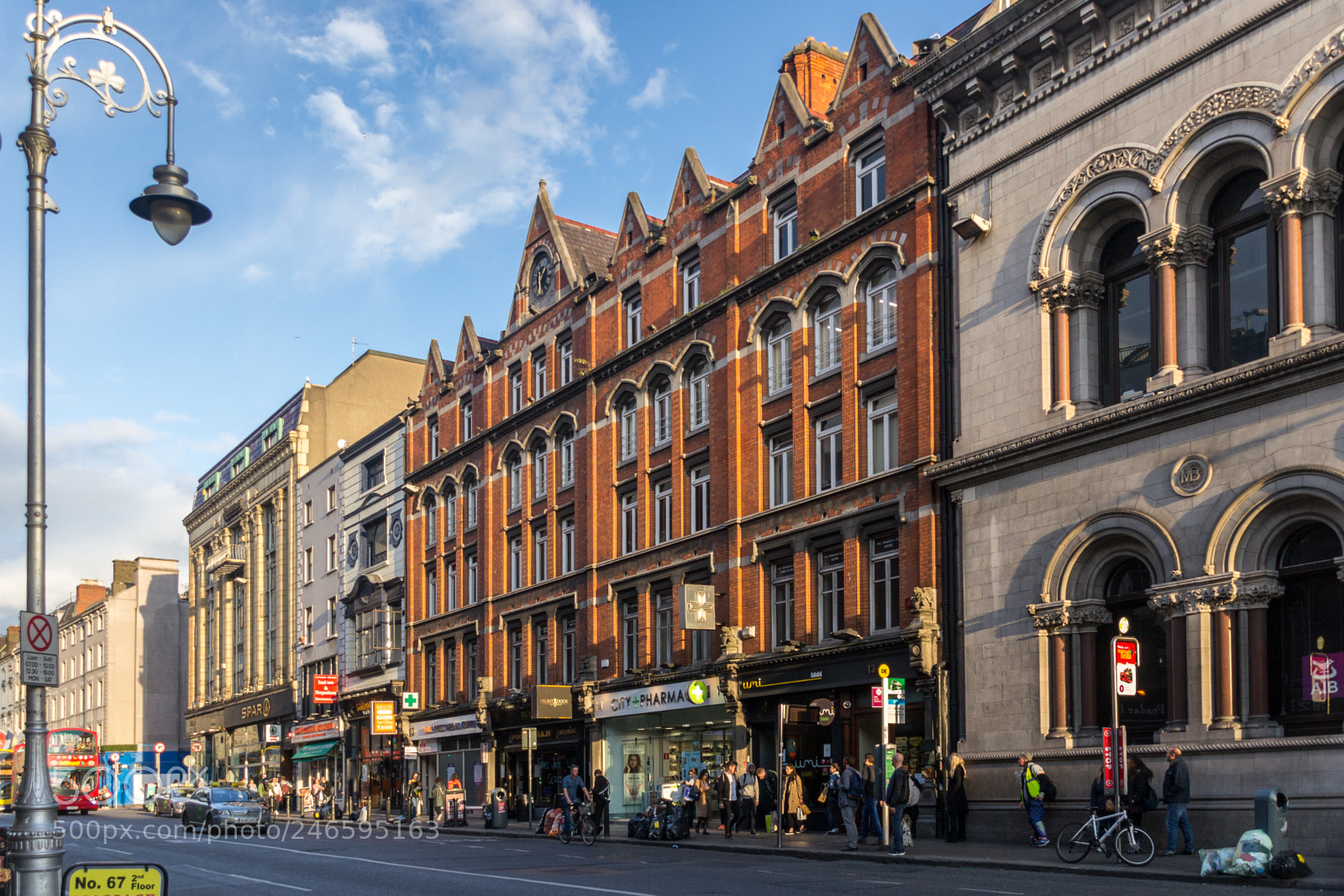 Nikon D3100 sample photo. Dame street, dublin, ireland photography
