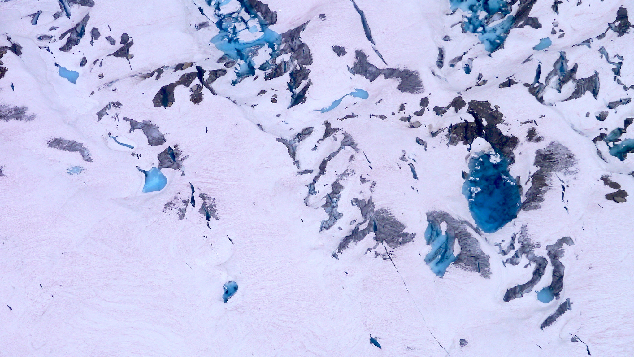 Panasonic Lumix DMC-GX1 sample photo. Supraglacial lake near denali photography