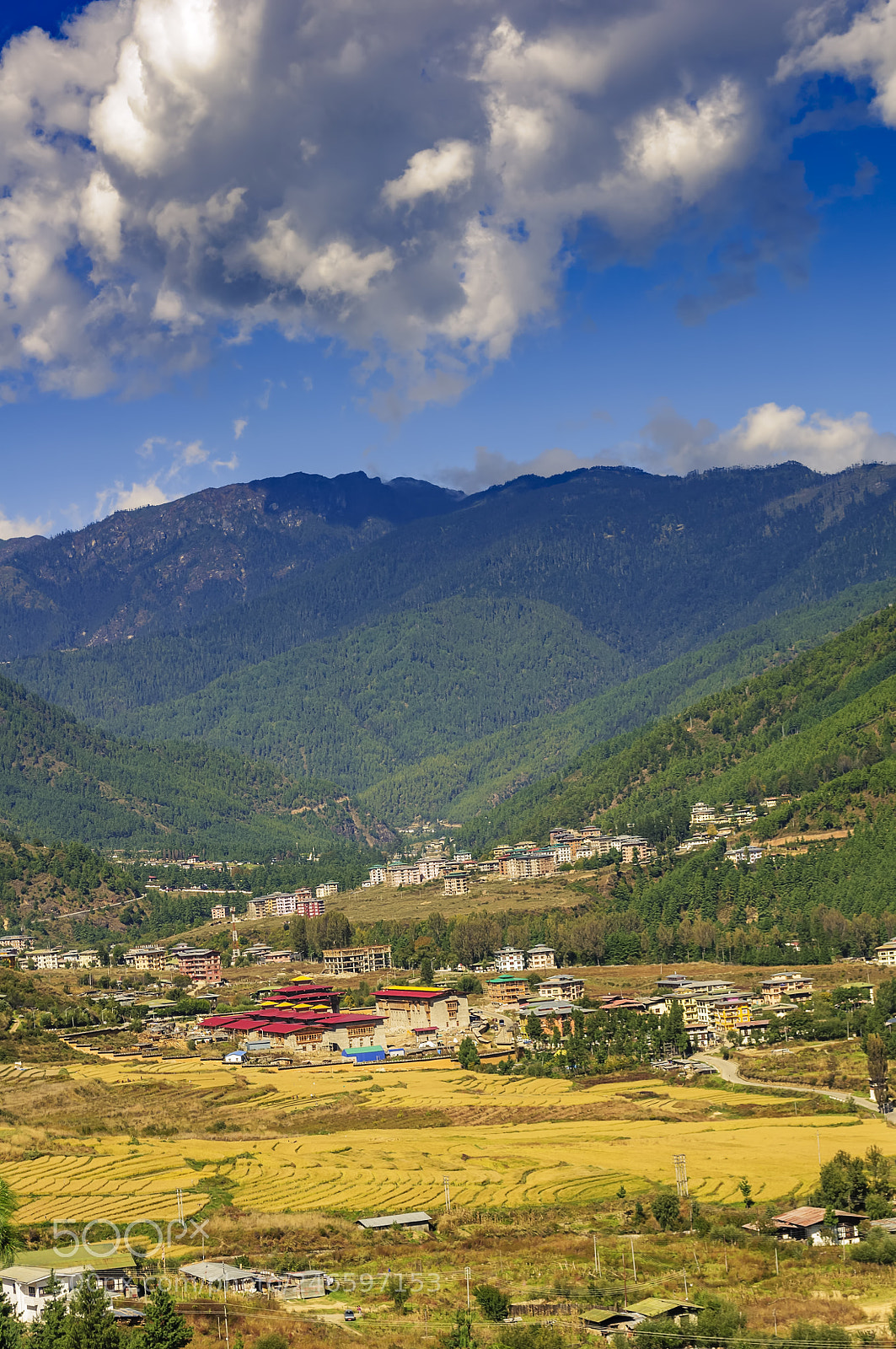 Nikon D90 sample photo. View of thimphu, supreme photography