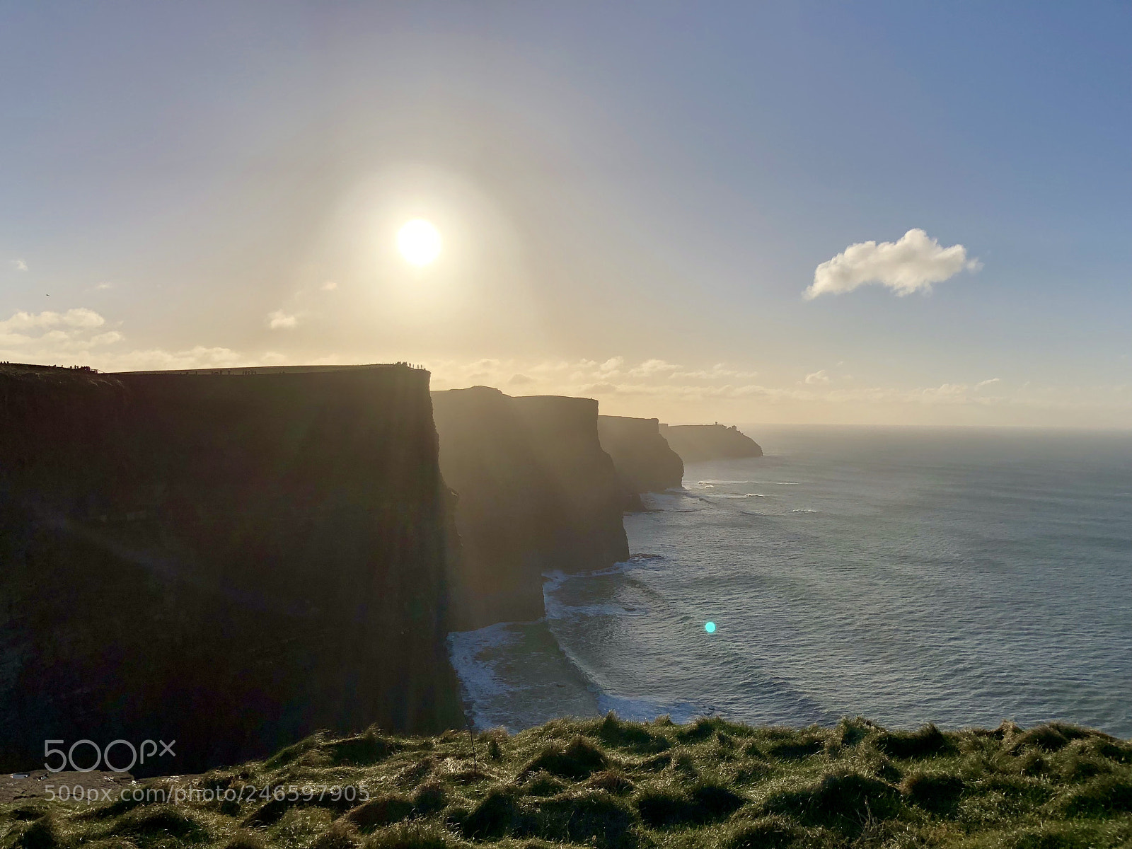 Apple iPhone X sample photo. Cliffs of moher photography