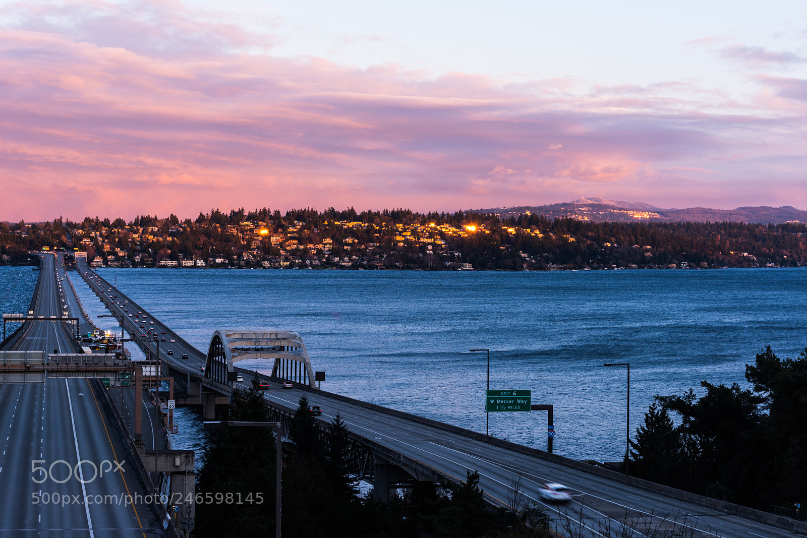 Nikon D810 sample photo. Sunset at i-90 floating photography