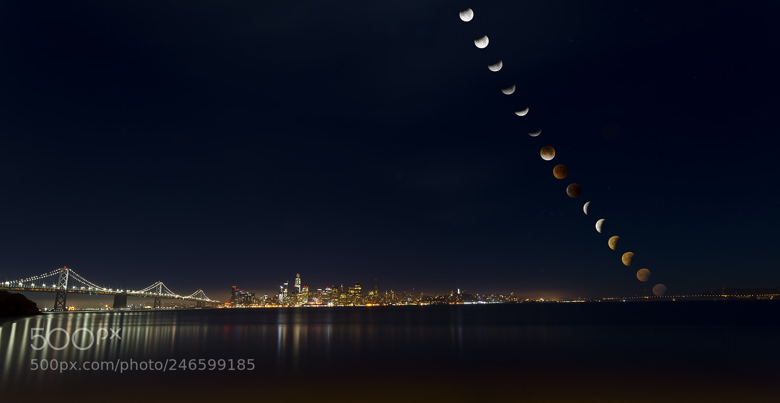 Nikon D5100 sample photo. Super blood moon lunar photography