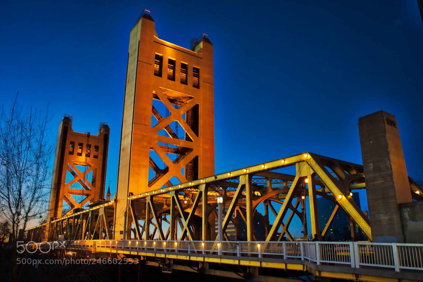 Sony a7 II sample photo. Sony bridge evening hdr photography