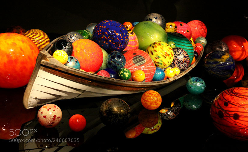 Canon EOS 50D sample photo. Chihuly, indoor display photography