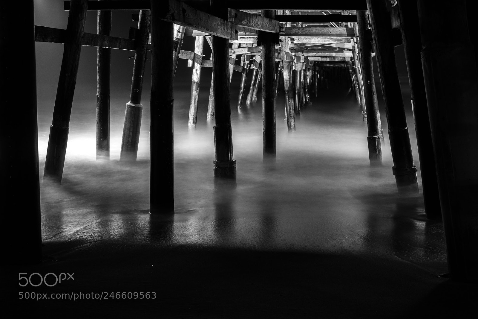 Fujifilm X-T20 sample photo. Pier after dark photography