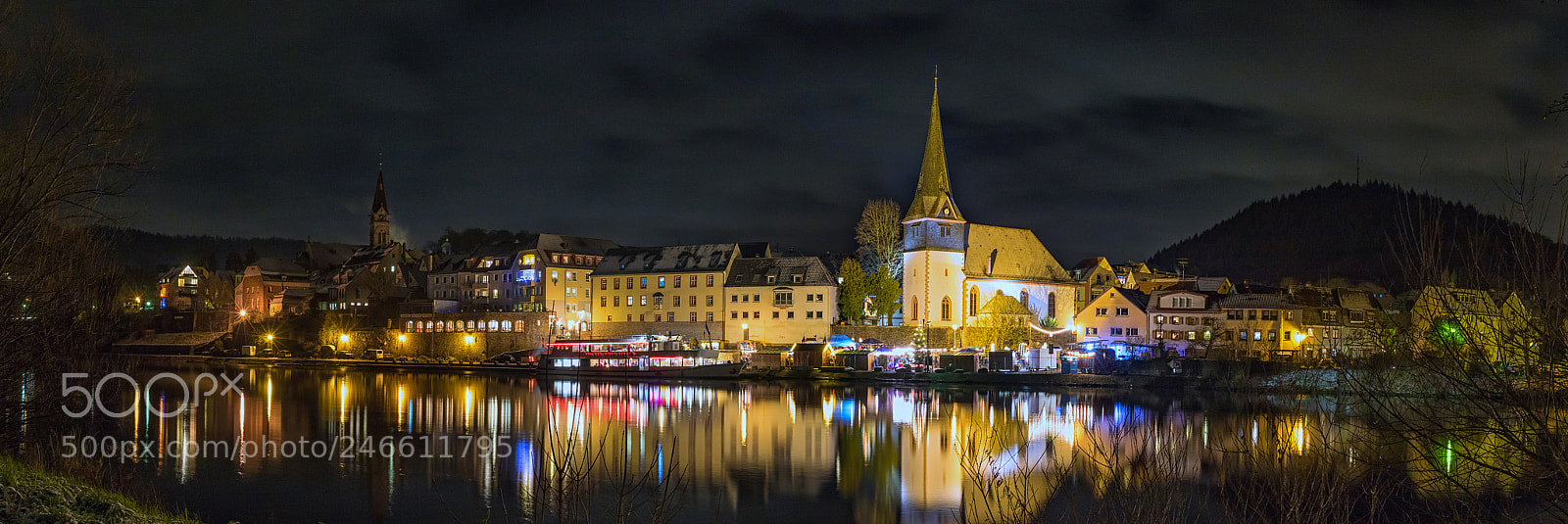 Canon EOS 760D (EOS Rebel T6s / EOS 8000D) sample photo. Neckargem nd - night photography
