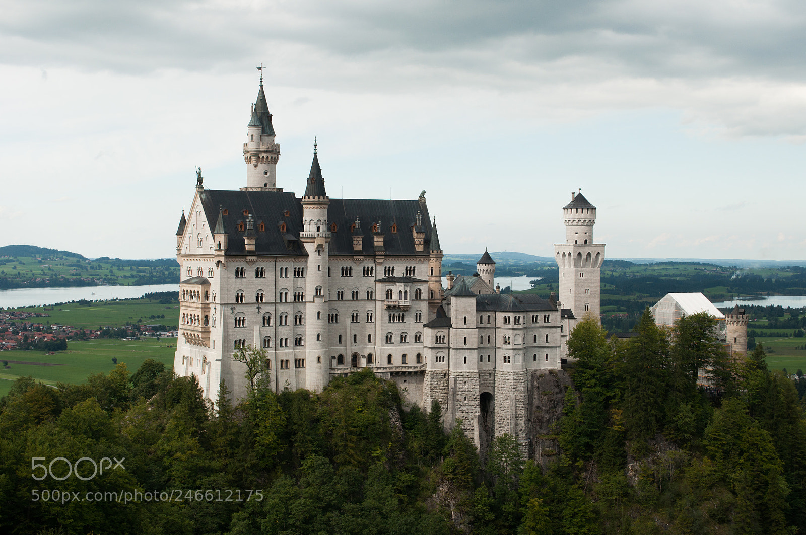 Nikon D5000 sample photo. Schloss neuschwanstein - classic photography