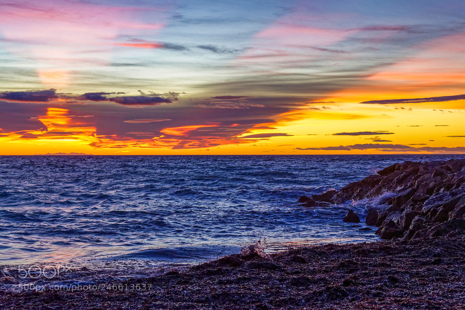 Nikon D800 sample photo. Seaside at twilight # 7 photography